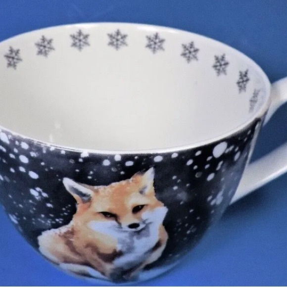 PORTOBELLO BY DESIGN "SEASON'S GREETINGS" FOX MUG (MWOT) - Picture 3 of 3